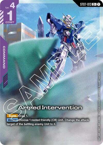 Armed Intervention (C+) card