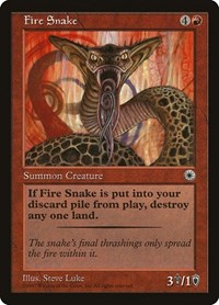 Fire Snake - Portal - Magic: The Gathering card