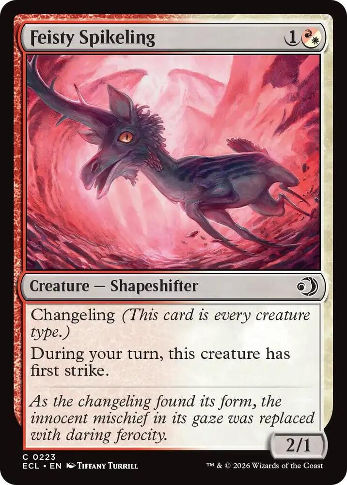 Feisty Spikeling - Lorwyn Eclipsed - Magic: The Gathering