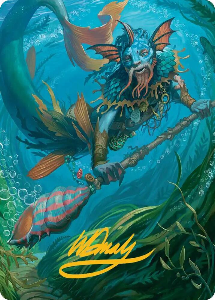 Sygg, Wanderwine Wisdom Art Card (Gold-Stamped Signature) - Art