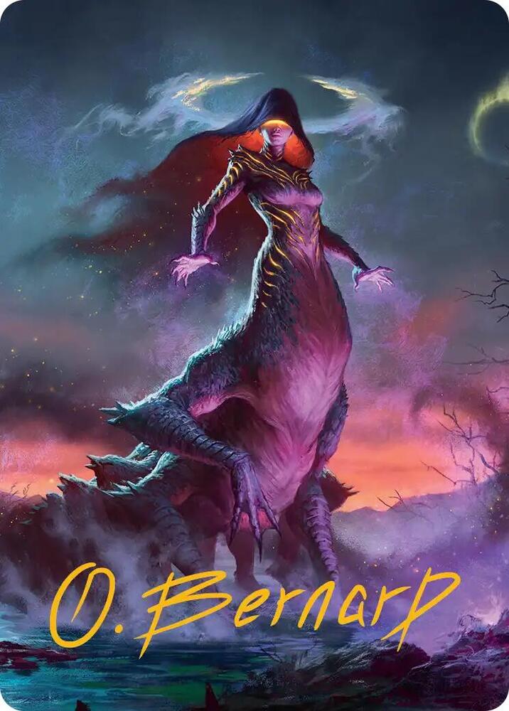 Moonshadow Art Card (Gold-Stamped Signature) - Art Series: Lorwyn