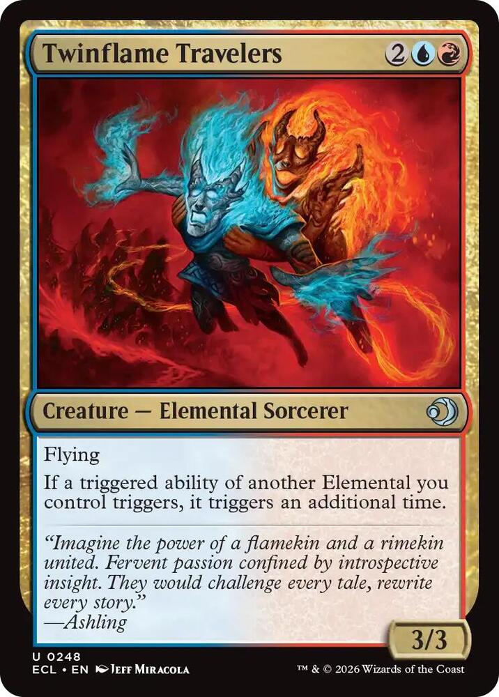 Twinflame Travelers - Lorwyn Eclipsed - Magic: The Gathering