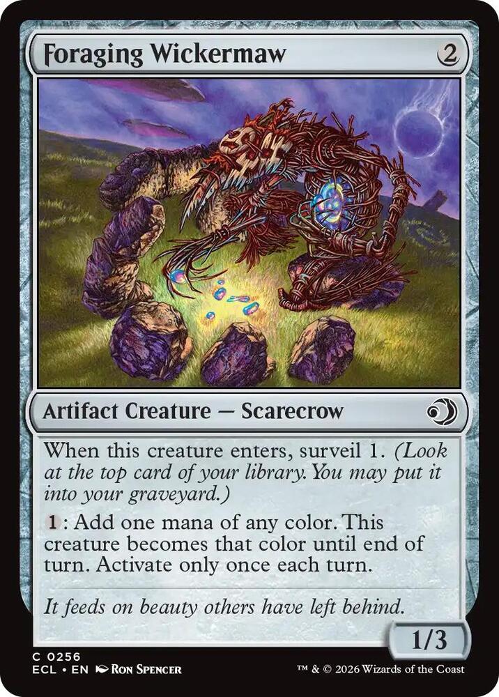 Foraging Wickermaw - Lorwyn Eclipsed - Magic: The Gathering