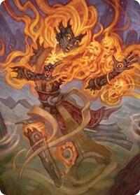 Ashling, Rekindled Art Card (33/54) - Art Series: Lorwyn Eclipsed - Magic: The Gathering card