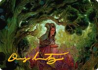 Bloom Tender Art Card (Gold-Stamped Signature) - Art Series: Lorwyn Eclipsed - Magic: The Gathering card