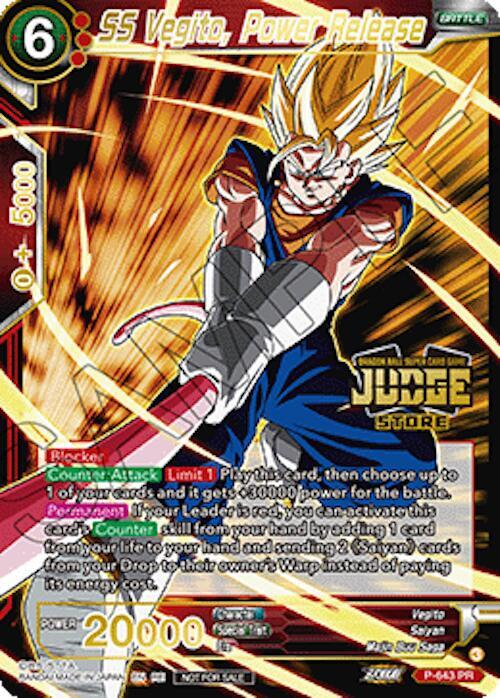 SS Vegito, Power Release (Judge Pack Vol.18) (Store) - Judge