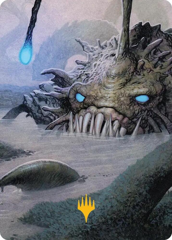 Deceit Art Card (Gold-Stamped Planeswalker Symbol) - Art Series