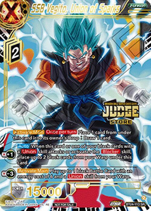SSB Vegito, Union of Sparks (Judge Pack Vol.18) (Store) - Judge
