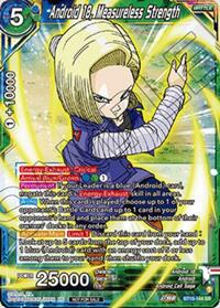 Android 18, Measureless Strength (Ultra-Bout Series Tournament Pack Vol.1) card art