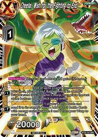Cheelai, Wish for the Fighting to End (Ultra-Bout Series Tournament Pack Vol.1) card art