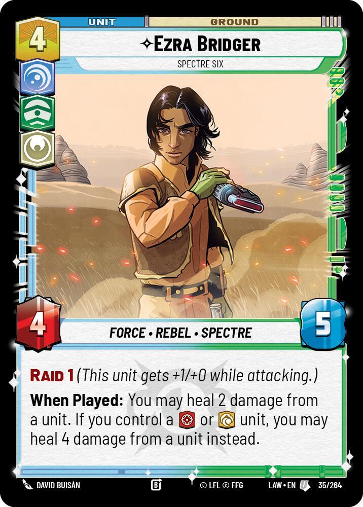 Ezra Bridger - Spectre Six - A Lawless Time - Star Wars: Unlimited