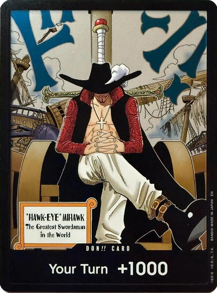DON!! Card (Dracule Mihawk) - The Azure Sea's Seven - One Piece
