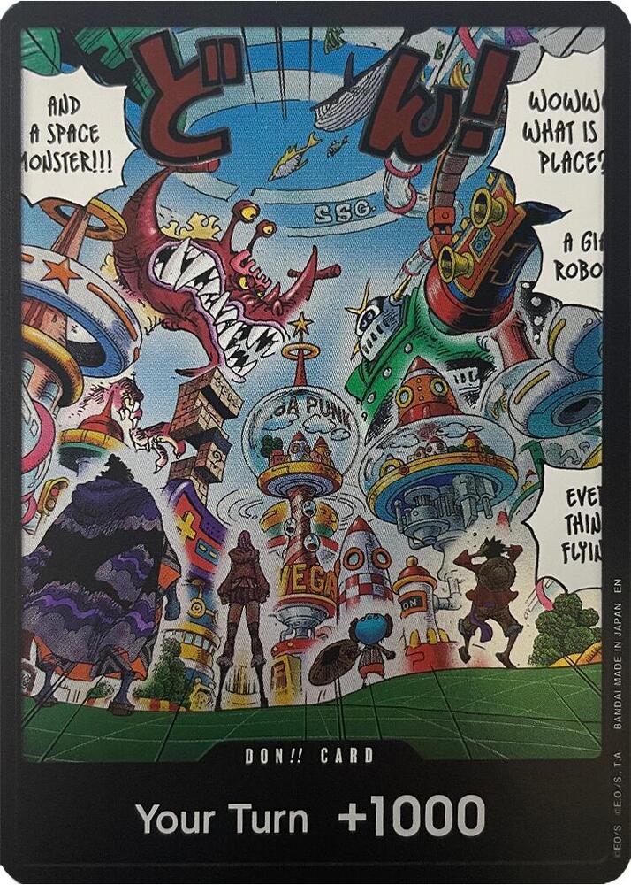 ONE PIECE EGGHEAD トレーディングカード DON!! Card (Egghead) - The Azure Sea's Seven - One Piece Card Game