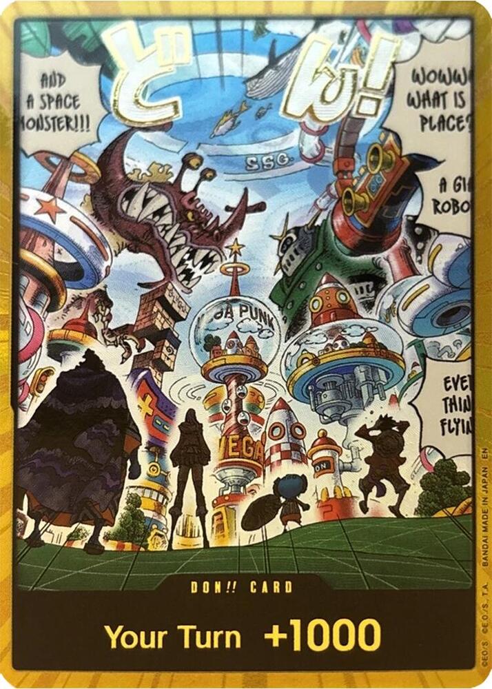 DON!! Card (Egghead) (Gold) - The Azure Sea's Seven - One Piece