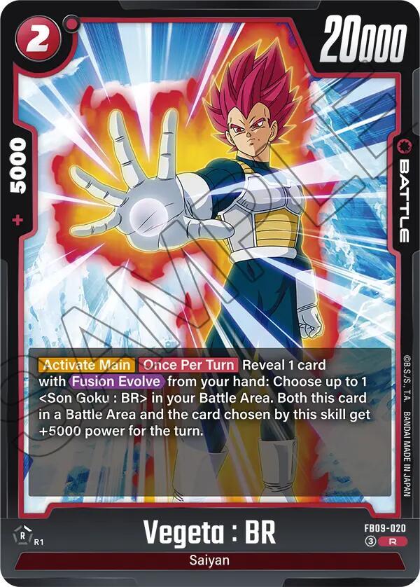Vegeta : BR - FB09-020 - Dual Evolution - Dragon Ball Super