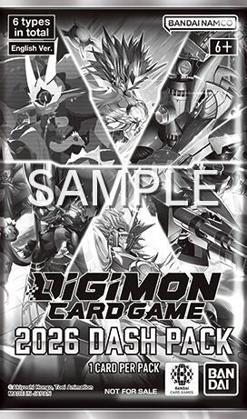 2026 Dash Pack - Digimon Promotion Cards - Digimon Card Game