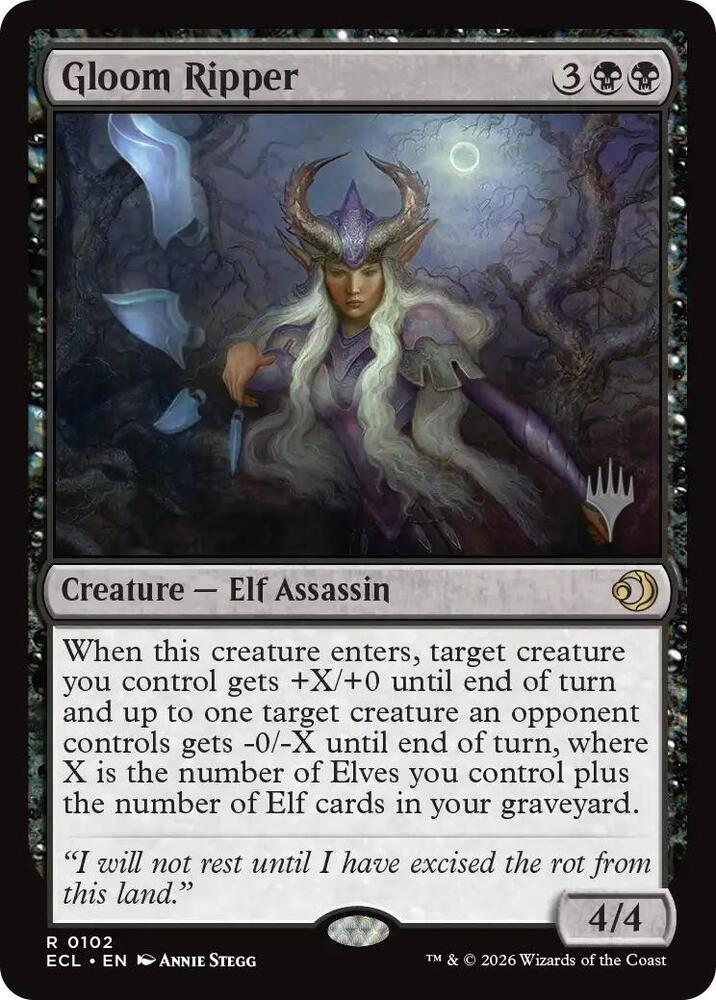Gloom Ripper - Promo Pack: Lorwyn Eclipsed - Magic: The Gathering