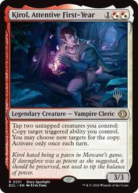 Kirol, Attentive First-Year - Promo Pack: Lorwyn Eclipsed - Magic: The Gathering card