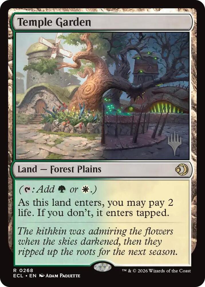 Temple Garden - Promo Pack: Lorwyn Eclipsed - Magic: The Gathering