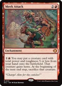 Meek Attack - Promo Pack: Lorwyn Eclipsed - Magic: The Gathering card