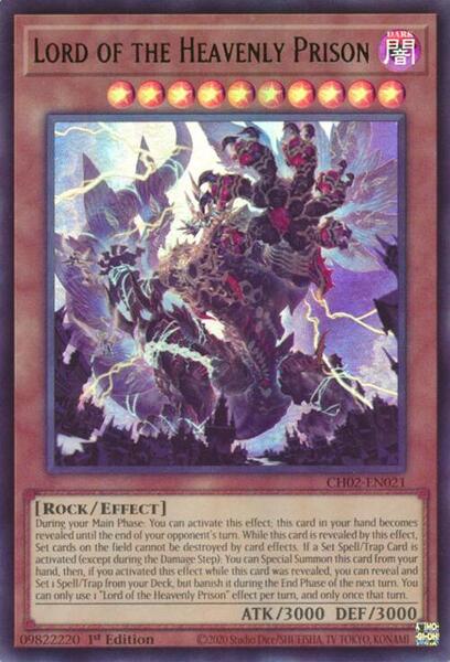 Lord of the Heavenly Prison - THE CHRONICLES DECK: Spirit Charmers (All-Foil Edition) - yugioh