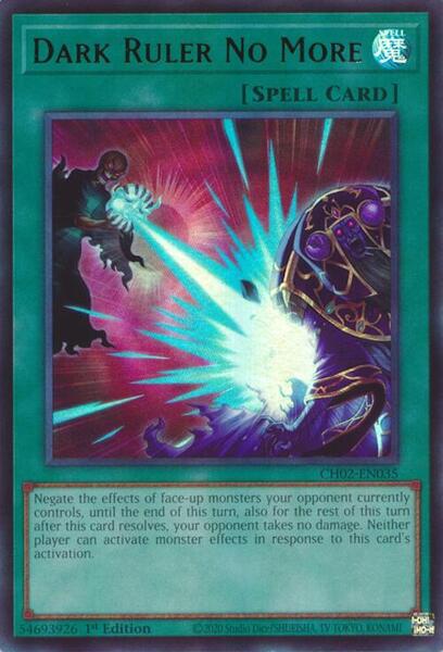 Dark Ruler No More - THE CHRONICLES DECK: Spirit Charmers (All-Foil Edition) - yugioh