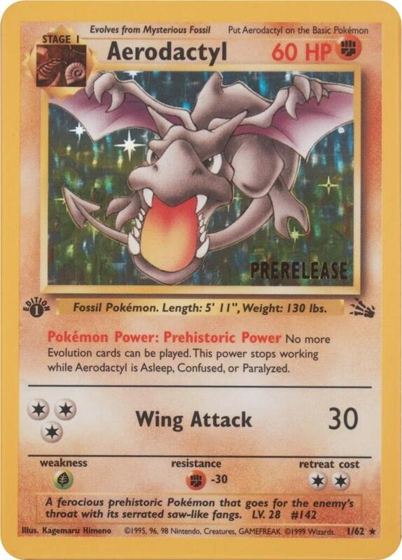 Aerodactyl (01/62) (DUPLICATE) 01/62 from Miscellaneous Cards & Products