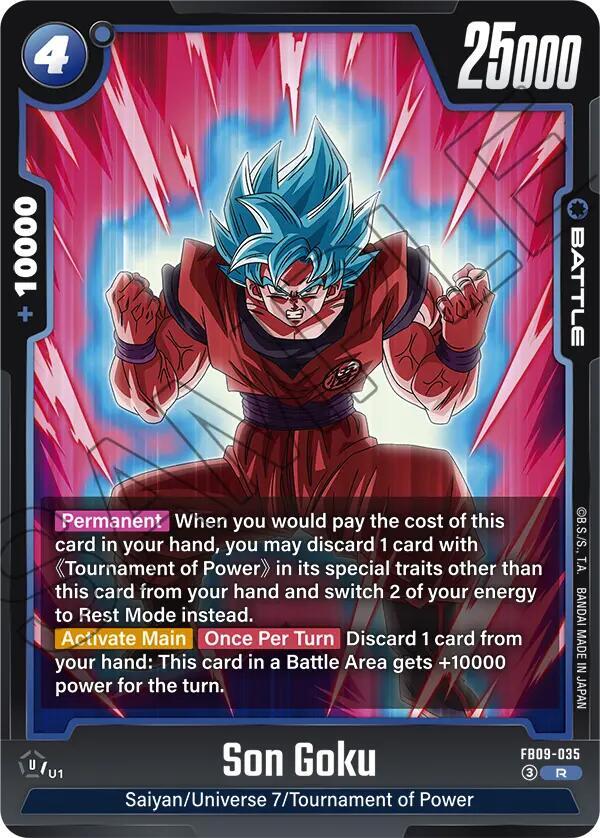 Son Goku - FB09-035 - Dual Evolution - Dragon Ball Super: Fusion