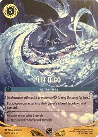 Let It Go (Disney Lorcana Challenge) - Disney Lorcana Promo Cards - Lorcana card