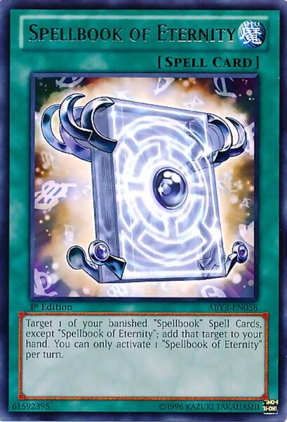 yugioh spellbook deck 2013 of Eternity - Abyss Rising A single individual card from the Yu YUGIOH SPELLBOOK DECK- SECRETS- KNOWLEDGE-