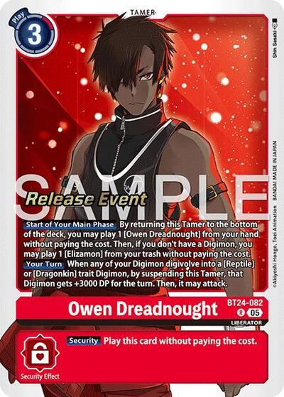 Owen Dreadnought Time Stranger Release Event Cards card price