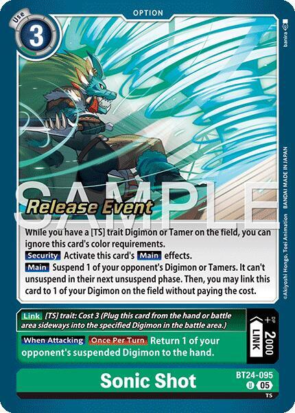 Sonic Shot BT24-095 U card