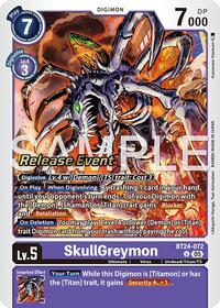 SkullGreymon (Time Stranger Release Event Cards)