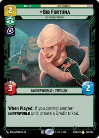 Bib Fortuna - Die Wanna Wanga?