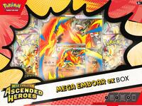 Ascended Heroes Mega Emboar ex Box from ME: Ascended Heroes pre-release Pokemon product image