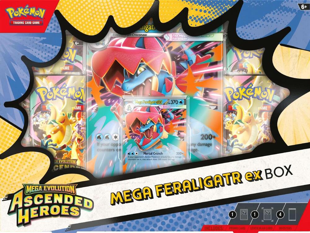 Ascended Heroes Mega Feraligatr ex Box - ME: Ascended Heroes