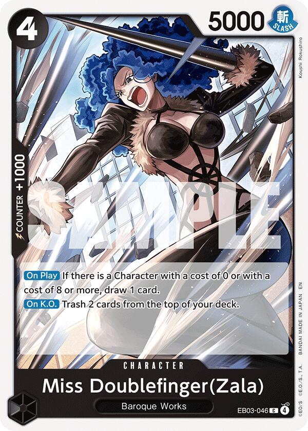 Miss Doublefinger(Zala) - Extra Booster: One Piece Heroines