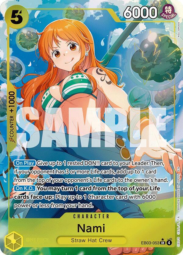 Nami (053) (Alternate Art) - Extra Booster: One Piece Heroines
