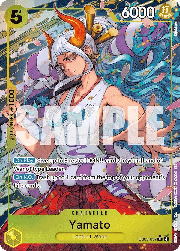 Yamato (Alternate Art) - Extra Booster: One Piece Heroines Edition