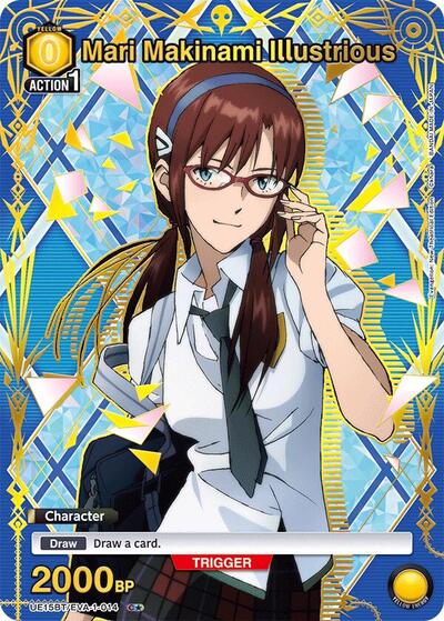 Mari Makinami Illustrious (014) (C*) UE15BT: Evangelion: New Theatrical Edition Common 1-Star Union Arena card — value and price