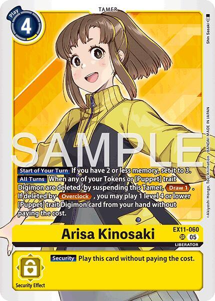 Arisa Kinosaki - Dawn of Liberator - Digimon Card Game - TCGplayer.com
