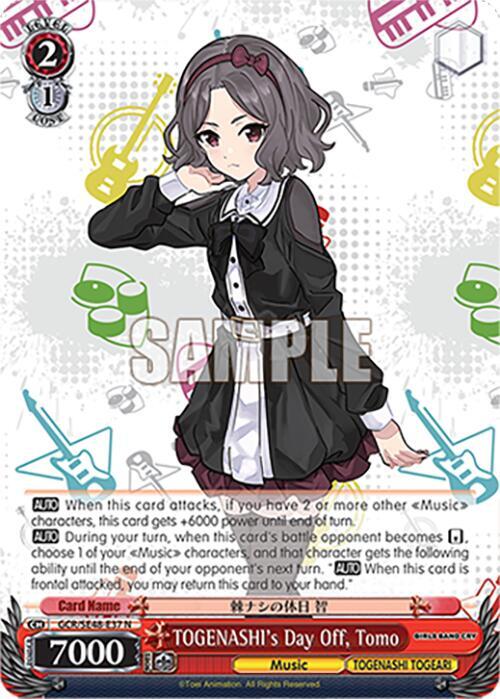 TOGENASHI's Day Off, Tomo - Girls Band Cry Premium Booster - Weiss