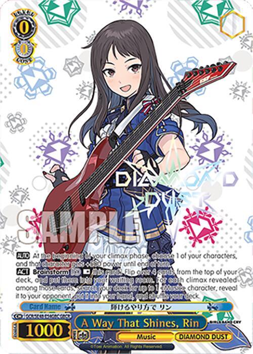A Way That Shines, Rin (GBCR) - Girls Band Cry Premium Booster