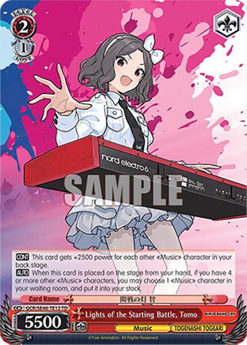 Lights of the Starting Battle, Tomo - Girls Band Cry Premium