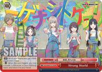 Wrong World (RRR) - Girls Band Cry Premium Booster - Weiss Schwarz