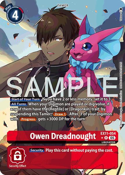 Owen Dreadnought (Alternate Art) - Dawn of Liberator - Digimon