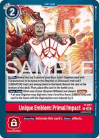 Unique Emblem: Primal Impact (Dawn of Liberator Box Topper