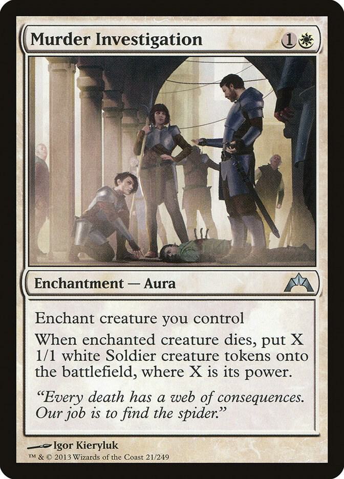 Murder Investigation 21 card