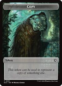 Copy // Shapeshifter Double-Sided Token - Commander: Lorwyn Eclipsed - Magic: The Gathering card
