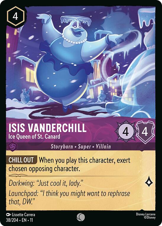 VanaN’Ice カード Isis Vanderchill - Ice Queen of St. Canard - Winterspell - Disney